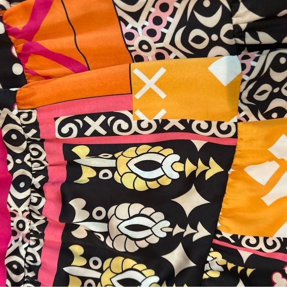 Sunday Multicolor Bohemian Long Sleeve Dress - Picture 2 of 4